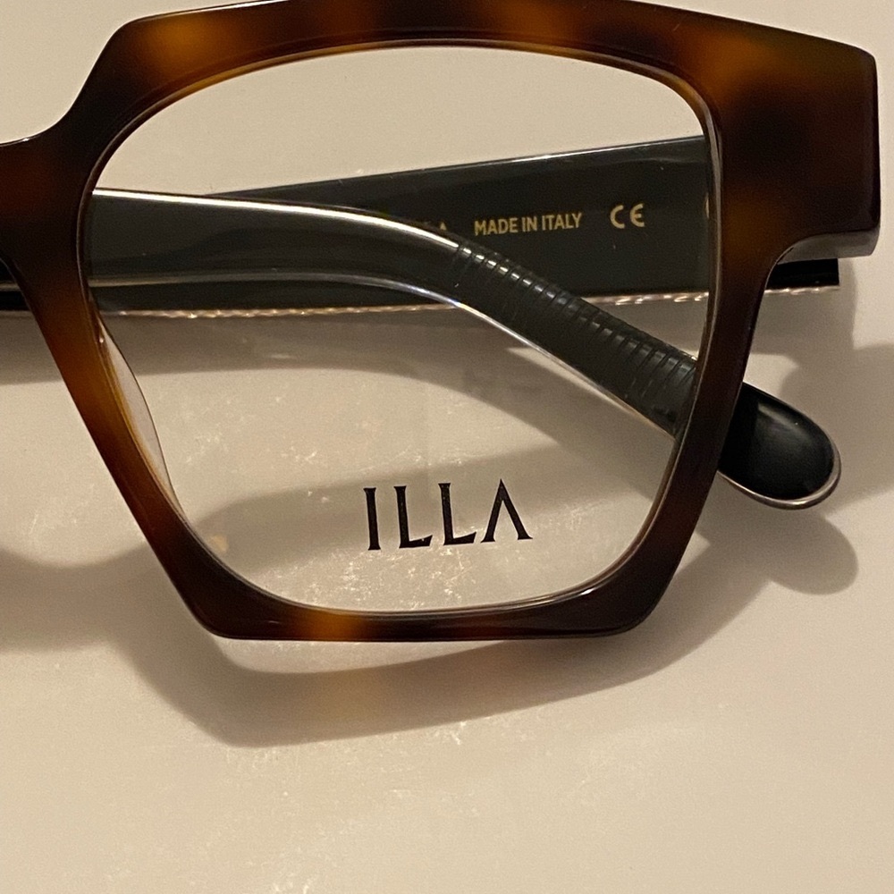 Illa Domenica C41G Tortoise 50-16-140 Eyeglass Frame - Picture 2 of 7